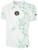 ROCKBRIDGE UNITED LIFESTYLE MARBLE TEE WITH SLEEVE LOGO WHITE MINT