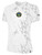 ROCKBRIDGE UNITED LIFESTYLE MARBLE TEE WITH SLEEVE LOGO WHITE LIGHT GREY