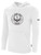 ROCKBRIDGE UNITED BASICS FLEECE PULLOVER HOODIE TEAM CREST ON WEARERS CENTER CHEST WHITE BLACK