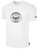 ROCKBRIDGE UNITED BASICS COTTON TEE CREST ON WEARERS CENTER CHEST WHITE BLACK