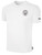 ROCKBRIDGE UNITED BASICS COTTON TEE CREST ON WEARERS LEFT CHEST WHITE BLACK