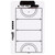 FIELD HOCKEY DRY ERASE CLIPBOARD WHITE COMBO