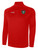 DALLAS LEGENDS BASICS POLY 1/4 ZIP TOP RED