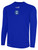 FC WESTLAKE BASICS CREW NECK LONG SLEEVE POLY TEE ROYAL BLUE