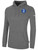 FC WESTLAKE BASICS FLEECE PULLOVER HOODIE TEAM CREST ON WEARERS LEFT CHEST DARK HEATHER GREY WHITE