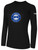 FC WESTLAKE BASICS LONG SLEEVE COTTON TEE TEAM CREST ON WEARERS CENTER CHEST BLACK WHITE
