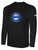 FC WESTLAKE BASICS LONG SLEEVE COTTON TEE TEAM CREST ON WEARERS CENTER CHEST BLACK WHITE
