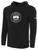 FC WESTLAKE BASICS FLEECE PULLOVER HOODIE TEAM CREST ON WEARERS CENTER CHEST BLACK WHITE