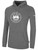 FC WESTLAKE BASICS FLEECE PULLOVER HOODIE TEAM CREST ON WEARERS CENTER CHEST DARK HEATHER GREY WHITE