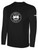 FC WESTLAKE BASICS LONG SLEEVE COTTON TEE TEAM CREST ON WEARERS CENTER CHEST BLACK WHITE