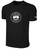 FC WESTLAKE BASICS COTTON TEE CREST ON WEARERS CENTER CHEST BLACK WHITE