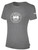 FC WESTLAKE BASICS COTTON TEE CREST ON WEARERS CENTER CHEST DARK HEATHER GREY WHITE