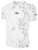 ECLIPSE SELECT SC LIFESTYLE MARBLE TEE WITH SLEEVE LOGO WHITE LIGHT GREY