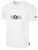 ECLIPSE SELECT SC BASICS COTTON TEE CREST ON WEARERS CENTER CHEST WHITE BLACK