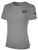 HTC FIELD HOCKEY BASICS COTTON SHORT SLEEVE T-SHIRT CREST ON WEARERS LEFT CHEST LIGHT HEATHER GREY BLACK