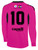 COLORADO UNITED LINCOLN BOLT LONG SLEEVE GOALKEEPER JERSEY WITHOUT PADDING BRIGHT PINK -KIT