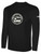 COLORADO UNITED BASICS LONG SLEEVE COTTON TEE TEAM CREST ON WEARERS CENTER CHEST BLACK WHITE