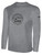 COLORADO UNITED BASICS LONG SLEEVE COTTON TEE TEAM CREST ON WEARERS CENTER CHEST LIGHT HEATHER GREY BLACK