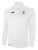 UTAH GLORY BASICS POLY 1/4 ZIP TOP WHITE