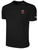 UTAH GLORY BASICS COTTON TEE CREST ON WEARER'S LEFT CHEST BLACK WHITE 