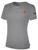 UTAH GLORY BASICS COTTON TEE CREST ON WEARER'S LEFT CHEST LIGHT HEATHER GREY BLACK 