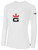 UTAH GLORY BASICS LONG SLEEVE COTTON TEE TEAM CREST ON WEARERS CENTER CHEST WHITE BLACK
