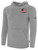 OREGON YSA FOUNDERS ODP BASICS PULLOVER FLEECE HOODIE CREST LEFT CHEST LIGHT HEATHER GREY BLACK