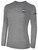 OREGON YSA STATE ODP BASICS COTTON LONG SLEEVE T-SHIRT CREST LEFT CHEST LIGHT HEATHER GREY BLACK