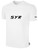 SYR FIELD HOCKEY BASICS COTTON TEE CREST ON WEARERS CENTER CHEST WHITE BLACK