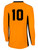NORTH ALABAMA SC PITCH STAR LONG SLEEVE GOALKEEPER JERSEY WITHOUT PADDING NEON ORANGE BLACK