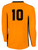 NORTH ALABAMA SC PITCH STAR LONG SLEEVE GOALKEEPER JERSEY WITHOUT PADDING NEON ORANGE BLACK