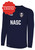 NORTH ALABAMA SC BASICS II LONG SLEEVE TRAINING JERSEY NAVY WHITE -KIT