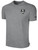 NORTH ALABAMA SC BASICS COTTON TEE CREST ON WEARERS LEFT CHEST LIGHT HEATHER GREY BLACK