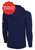 NORTH ALABAMA SC BASICS FLEECE PULLOVER HOODIE NAVY WHITE  -KIT