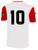 COLD SPRING HARBOR - CSA SHIELD PITCH II SHORT SLEEVE JERSEY WHITE RED -KIT