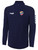 USA FIELD HOCKEY WORLD CUP MADISON 1/4 ZIP TECHNICAL TRAINING TOP NAVY WHITE