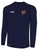 USA FIELD HOCKEY WORLD CUP BASICS II LONG SLEEVE TRAINING JERSEY CREST LEFT CHEST NAVY WHITE