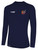 USA FIELD HOCKEY WORLD CUP BASICS II LONG SLEEVE TRAINING JERSEY CREST LEFT CHEST NAVY WHITE