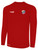 USA FIELD HOCKEY WORLD CUP BASICS II LONG SLEEVE TRAINING JERSEY LOGO LEFT CHEST RED WHITE