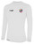 USA FIELD HOCKEY WORLD CUP BASICS II LONG SLEEVE TRAINING JERSEY LOGO LEFT CHEST WHITE BLACK