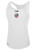 USA FIELD HOCKEY WORLD CUP BASICS RACER BACK TANK SMALL CREST CENTER CHEST WHITE