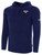 USA FIELD HOCKEY WORLD CUP BASICS FLEECE PULLOVER HOODIE CREST ON LEFT CHEST AND LARGE CENTER BACK NAVY WHITE
