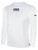 USA FIELD HOCKEY WORLD CUP BASICS LONG SLEEVE COTTON TEE USA CREST CENTER CHEST AND LARGE CENTER BACK WHITE BLACK