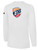 USA FIELD HOCKEY WORLD CUP BASICS LONG SLEEVE COTTON TEE CREST LEFT CHEST AND LARGE CENTER BACK WHITE BLACK