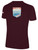 USA FIELD HOCKEY WORLD CUP BASICS COTTON TEE CREST LEFT CHEST AND LARGE CENTER BACK MAROON WHITE