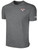 USA FIELD HOCKEY WORLD CUP BASICS COTTON TEE CREST LEFT CHEST AND LARGE CENTER BACK DARK HEATHER GREY WHITE