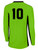 COVENTRY PITCH STAR LONG SLEEVE GOALKEEPER JERSEY WITHOUT PADDING NEON GREEN BLACK