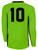 COVENTRY PITCH STAR LONG SLEEVE GOALKEEPER JERSEY WITHOUT PADDING NEON GREEN BLACK
