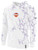 SUN FIELD HOCKEY LIFESTYLE MARBLE FLEECE PULLOVER HOODIE WHITE SOFT LAVENDER