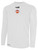 SUN FIELD HOCKEY BASICS CREW NECK LONG SLEEVE POLY TEE CREST ON WEARERS CENTER CHEST WHITE 